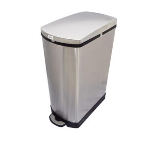 Rectangle Stainless Steel Slow Motion Bin 35 Liters
