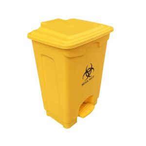 Plastic Garbage Bin  20 LTR  Yellow