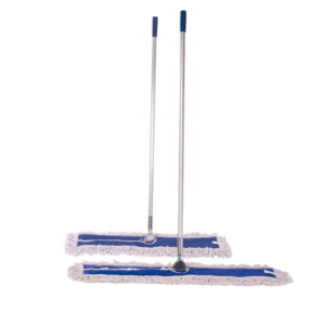 Dust Control Mop White 30 cm with Aluminum Handle 140 cm