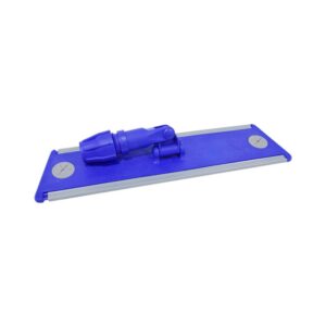 Plastic Mop Holder with Velcro Strips 60 cm Blue