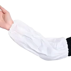 Pe Disposable Sleeves White