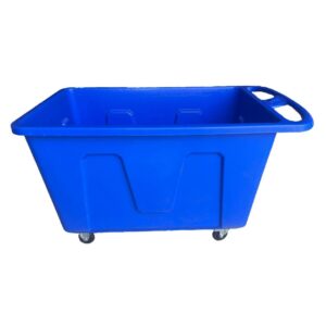 Plastic Laundry Cart 400 LTR BLUE