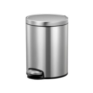 Stainless Steel with Pedal Bin 5 Liters
