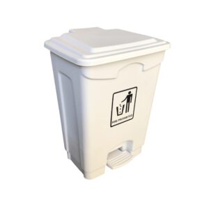 Plastic Garbage Bin  20 LTR  White