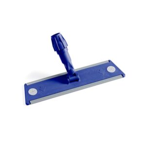 Plastic Mop Holder with Velcro Strips 40cm Blue