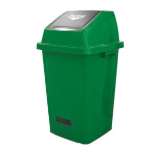 Quadrate Garbage Bin  100LTR  GREEN