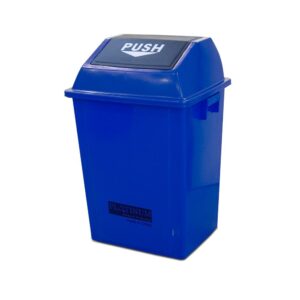 Quadrate Garbage Bin  40LTR  BLUE