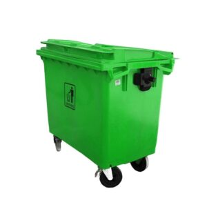 Heavy Duty Outdoor Garbage Bin  660LTR  GREEN