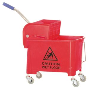 Mini Mop Bucket with Wringer 20LTR RED