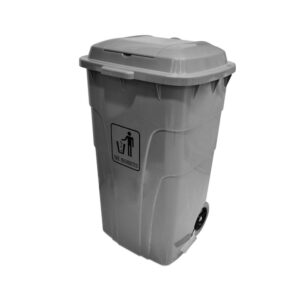 Plastic Trash Bin  240 LTR  GREY