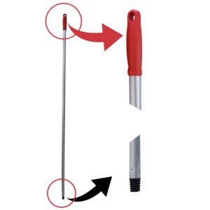| Screw-Thread Aluminum Handle | 145 cm | RED