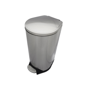 Stainless Steel  Oval with Pedal 30L