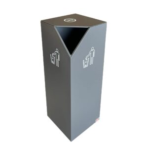 Outdoor Garbage Bin Galvanized inner