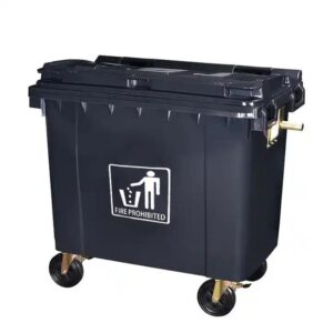 Heavy Duty Outdoor Garbage Bin  660 Liters