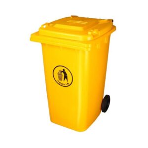 Plastic Garbage Bin  240LTR  YELLOW
