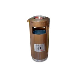 Road Bin with Ashtray  60LTR