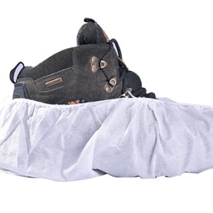 White Cpe Shoe Cover