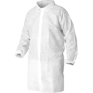 Non Woven Visitor Coat White