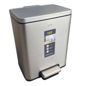 20L Trash Can with Soft Close Lid, Matte Finish, Fingerprint-Resistant Body, and PP Liner
