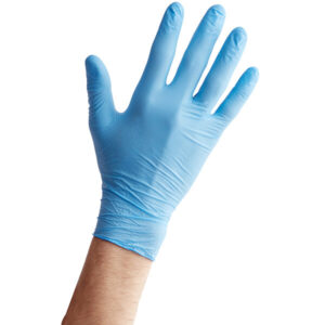 Blue Powder Free Nitrile Gloves
