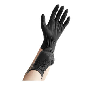 Black Powder Free Vinyl Gloves
