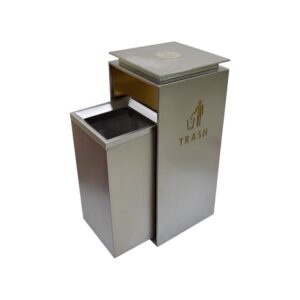 Metal Coated Trash bin 40 Liter