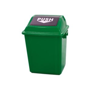 Quadrate Garbage Bin  25LTR  GREEN