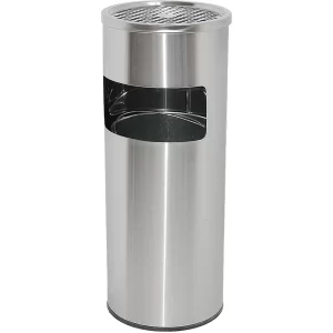 Ash Try Dustbin Round Stainless Steel 14 Liter