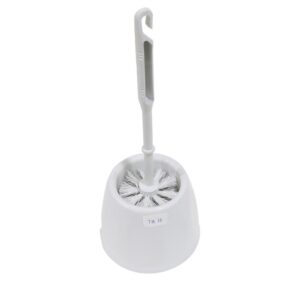 Plastic Toilet Brush Set | WHITE