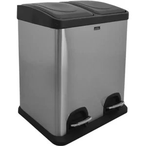 Recycle Dustbin 2 Compartments  Steel Body
