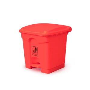 Plastic Garbage Bin  30LTR  RED