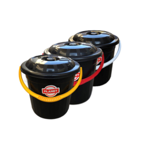 Plastic Bucket With Lid 20LTR 33 x 34 cm