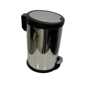 Stainless Steel Slow Motion Bin with Pedal 12 Liters