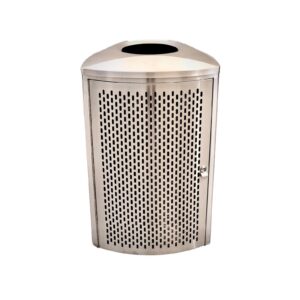 Commercial Trash Bin Brushed Finish  35 Liters
