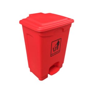 Plastic Garbage Bin  20 LTR  Red
