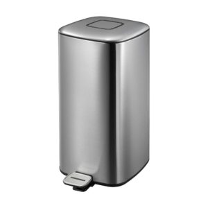 Stainless Steel Square Step & Matt finish soft closed  Bin 32 Liters