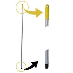 | Screw-Thread Aluminum Handle | 145 cm | YELLOW