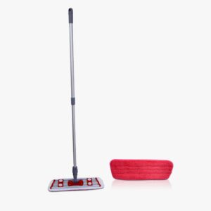 Dust control mop Aluminum 40 cm RED