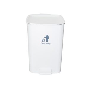 Plastic Trash Bin with Pedal 13 Liters