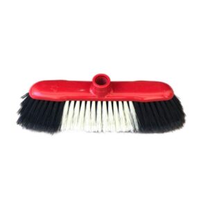 Soft Broom Black & White Bristles