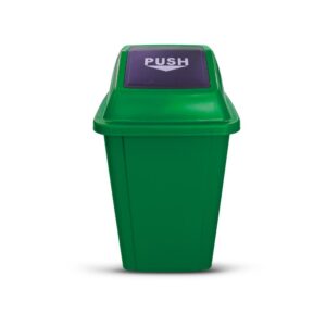 Quadrate Garbage Bin  60LTR  GREEN