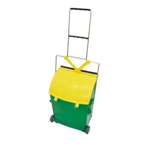 Pocker Dustpan with Two Wheels 15 Liters