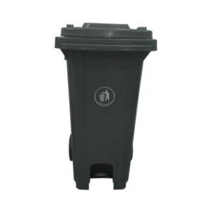 Plastic Garbage Bin  120LTR  BLACK