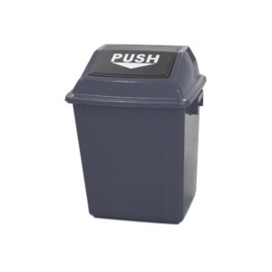 Quadrate Garbage Bin  25LTR  GRAY