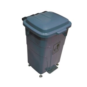 Plastic Garbage Bin  70LTR  GRAY