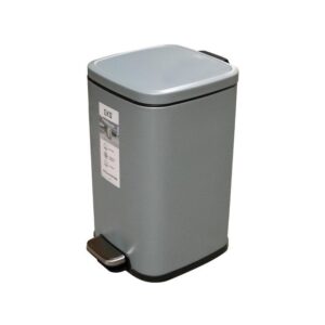 Stainless Steel Color coated Slow Closing Bin 9L Blue