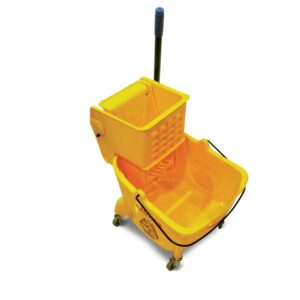 Single Bucket Mop Trolley 24LTR YELLOW