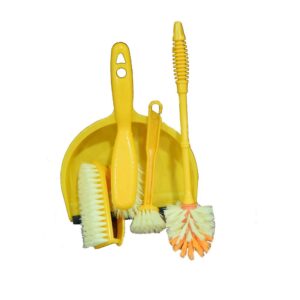 Dust Pan Set Yellow