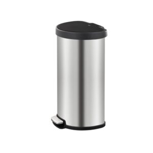 Artistic Round Step Waste Bin with Soft Close Lid 30 Liters