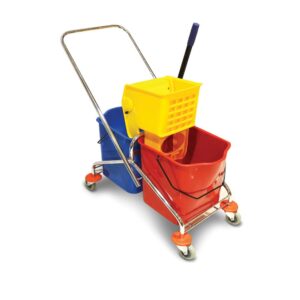 Double Bucket Mop Trolley 50LTR